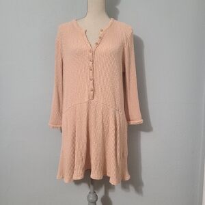 Free People Beach Blossom Button Up Mini‎ Dress Size XS